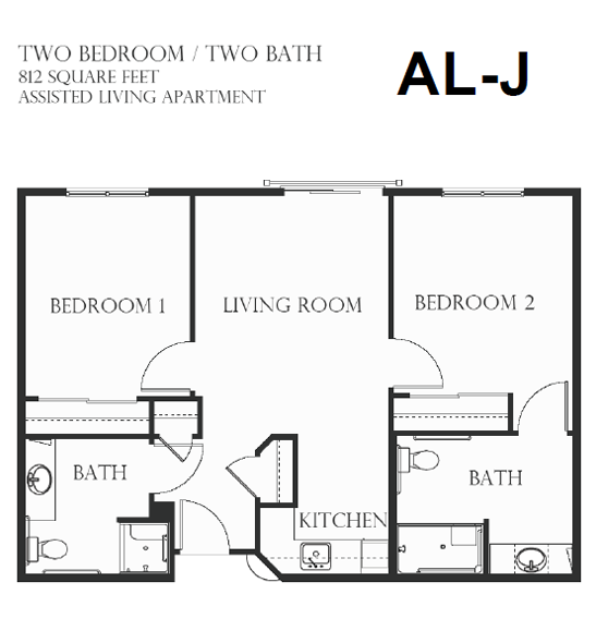 assisted living floorplan j