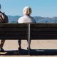 seniors on a bench, assisted living vs memory care