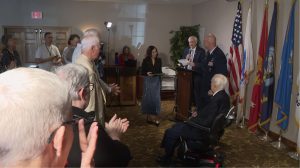 Laurel Parc resident receives Purple Heart at retirement community in Portland Oregon